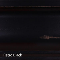 Retro Black finish sample