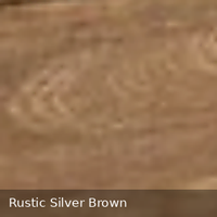 Rustic Silver Brown finish sample