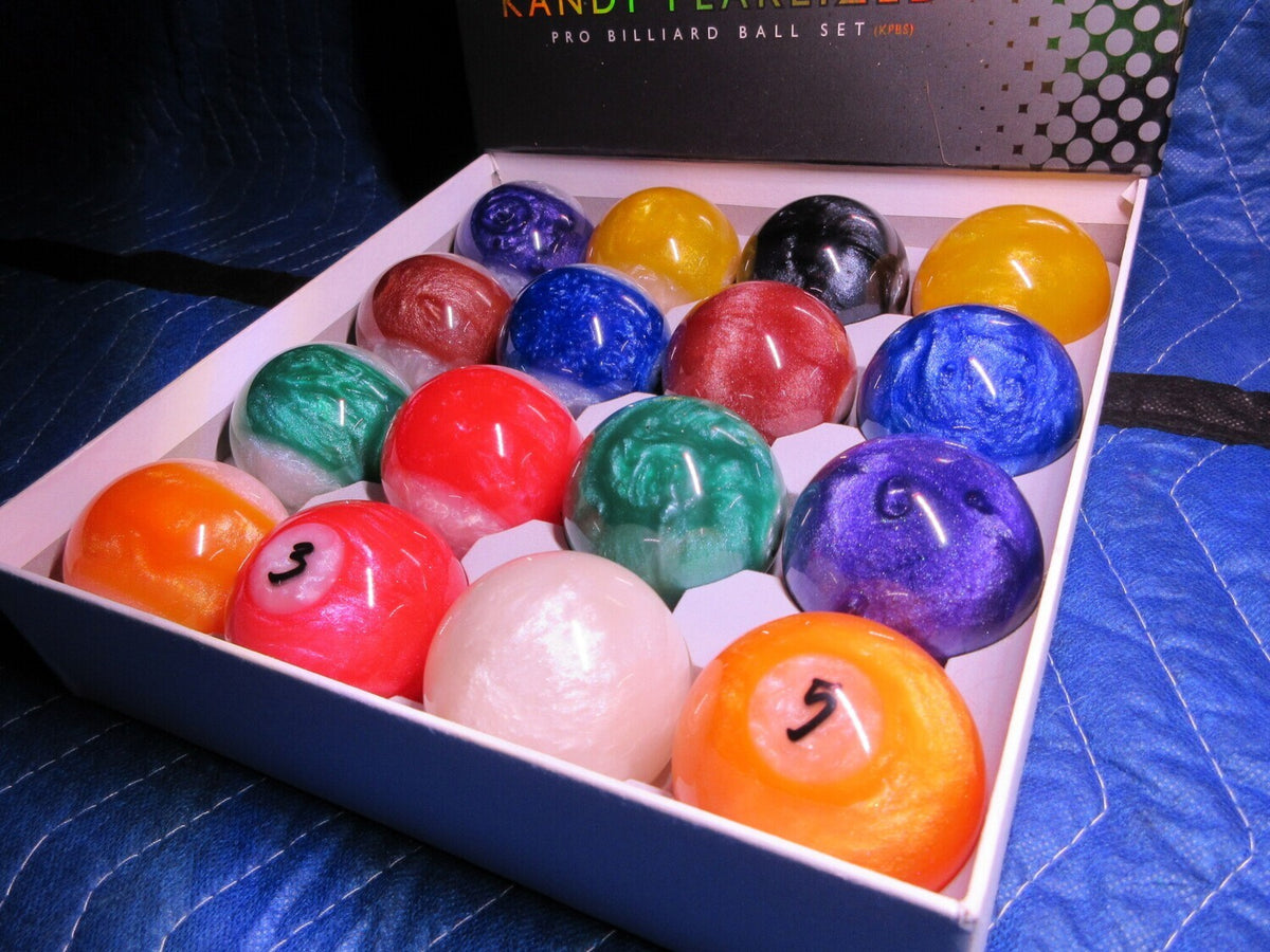Kandy Pearlized Pool Table Ball Set - photo 2