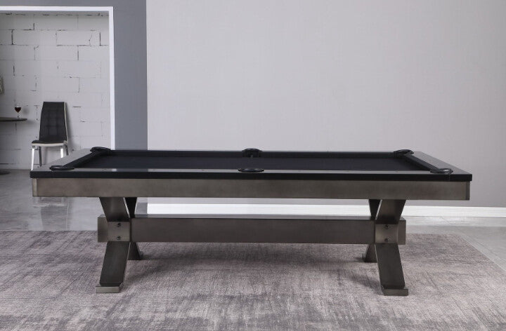 Axton 8' Gunmetal Grey Pool Table - photo 2