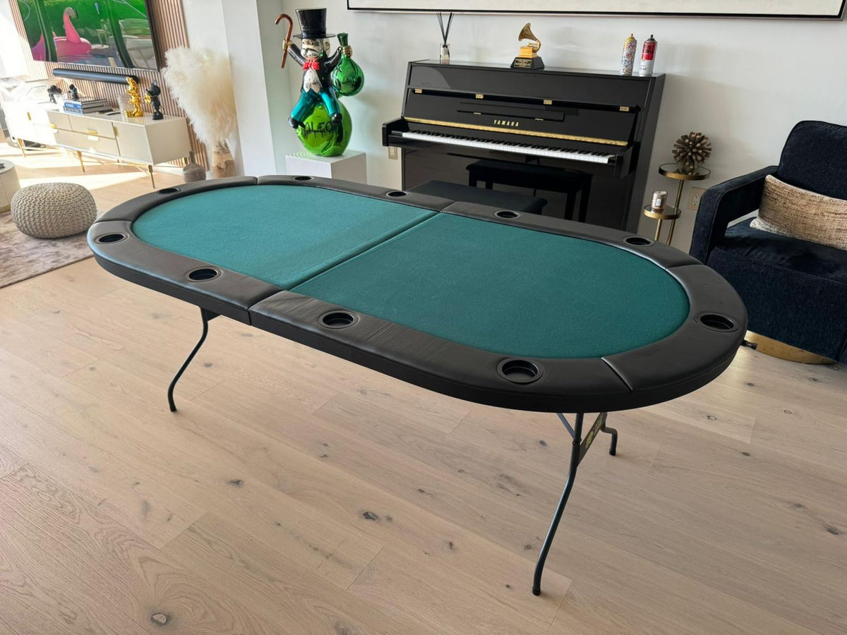 Fat Cat Folding Texas Holdem Poker Table - photo 1