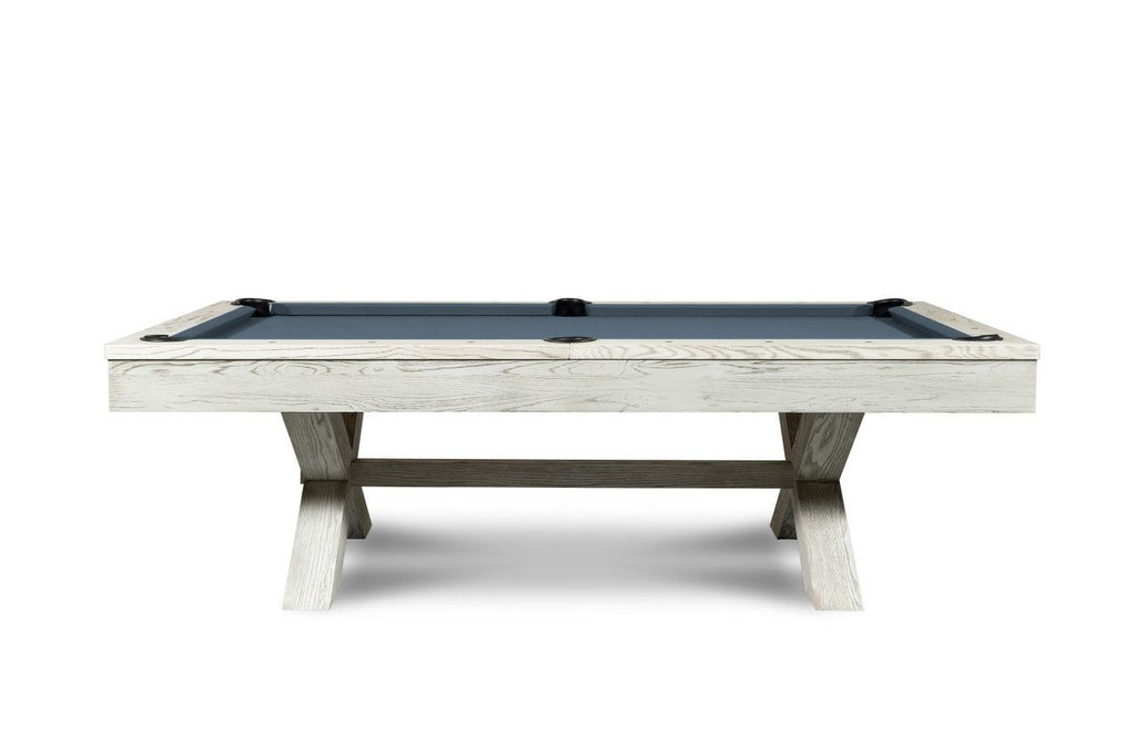 CrissyCross 8' Slate Pool Table Whitewash - photo 2