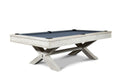 CrissyCross 8' Slate Pool Table Whitewash - photo 1