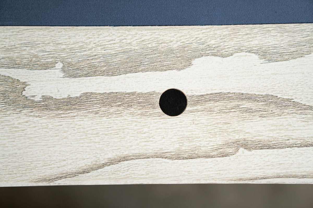 CrissyCross 8' Slate Pool Table Whitewash - photo 9
