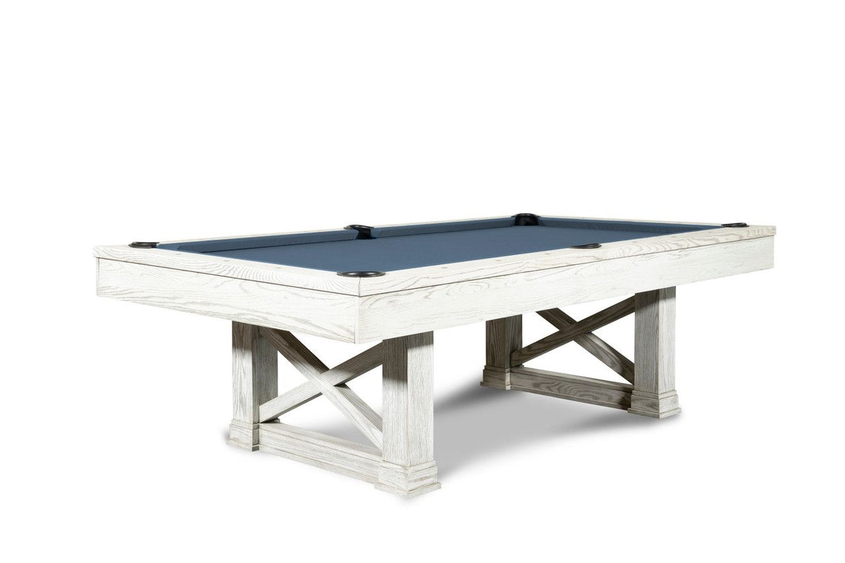 Nora Slate Pool Table in Whitewash - photo 2