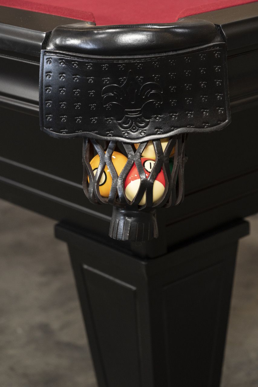 Milly 8' Slate Pool Table w/ Premium Billiard Accessories - photo 7