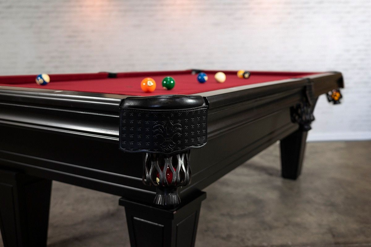 Milly 8' Slate Pool Table w/ Premium Billiard Accessories - photo 5
