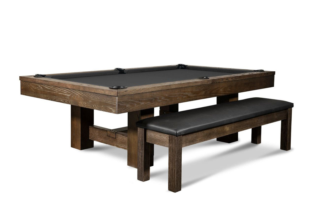 Rocky Slate Pool Table in Brown Wash w/ Premium Billiard Accessories - photo 4