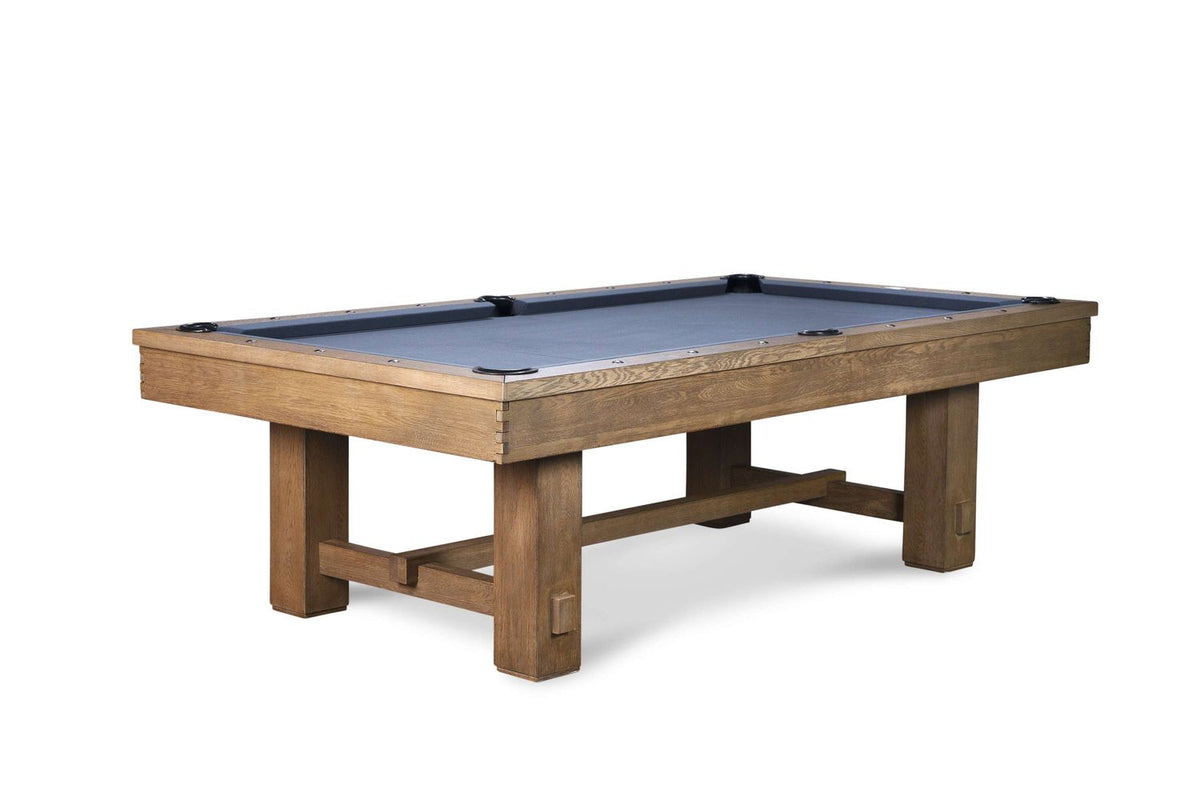 Hank Slate Pool Table in Rustic Brown - photo 1