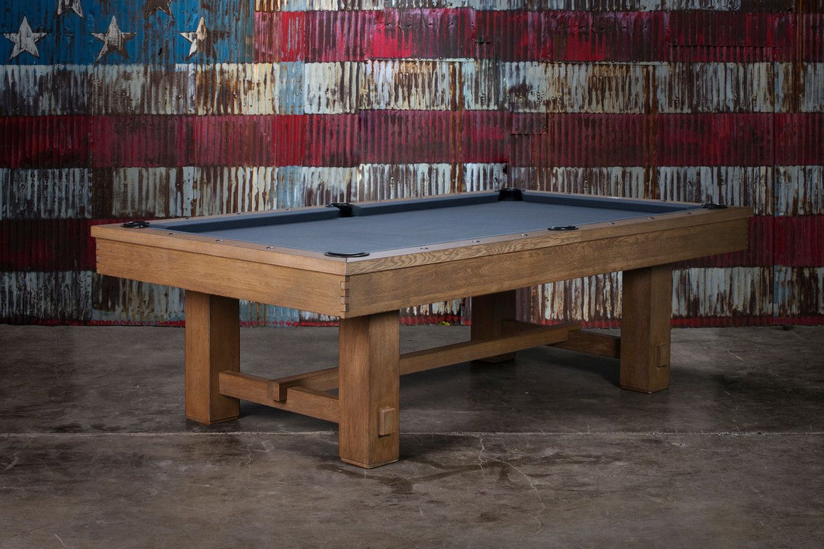 Hank Slate Pool Table in Rustic Brown - photo 3