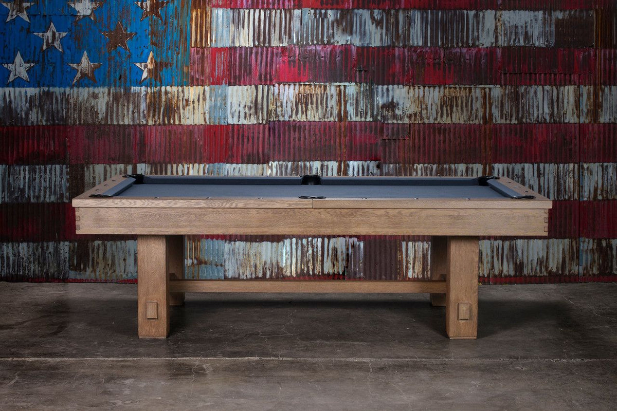 Hank Slate Pool Table in Rustic Brown - photo 4