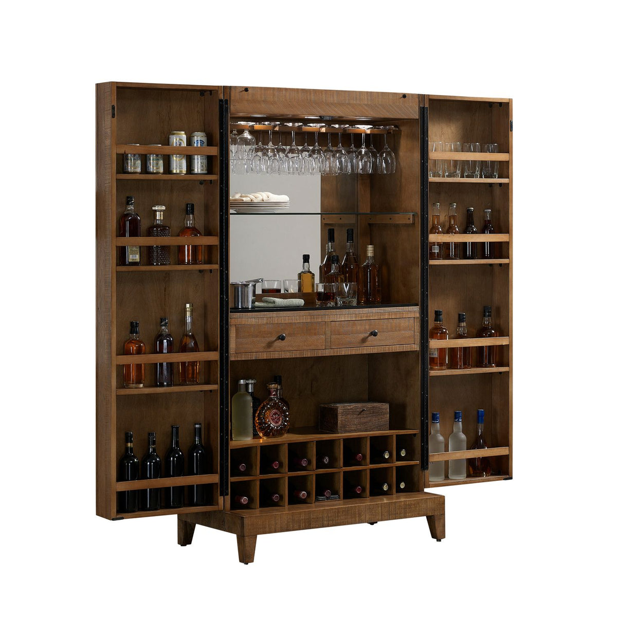 Braxton Wine Cabinet (Reclaimed Wood) - photo 3