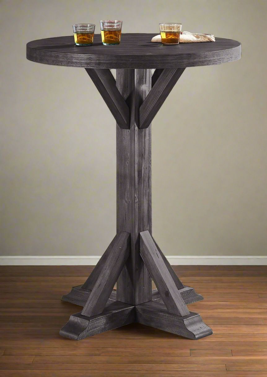 Bristol Pub Table (Charcoal) - photo 2