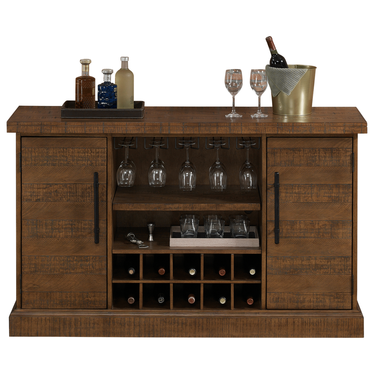 Gateway Wine Cabinet (Reclaimed Wood) - photo 1