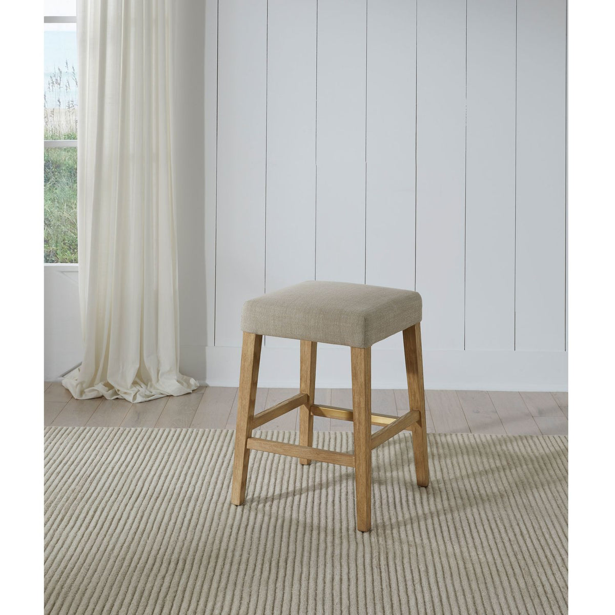 Port Royal Backless Stool (White Oak) - photo 4