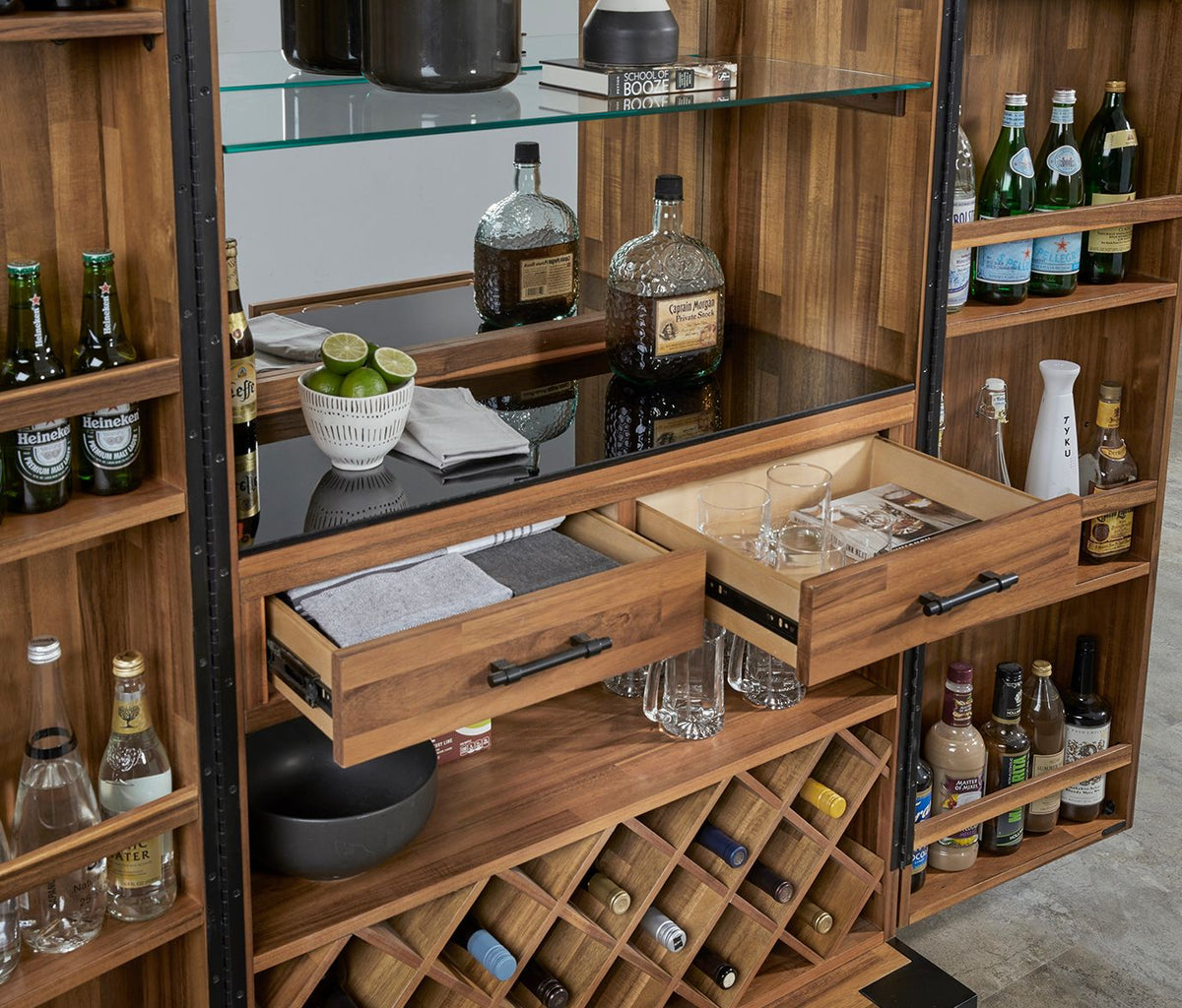 Knoxville Wine & Spirit Cabinet (Acacia) - photo 5