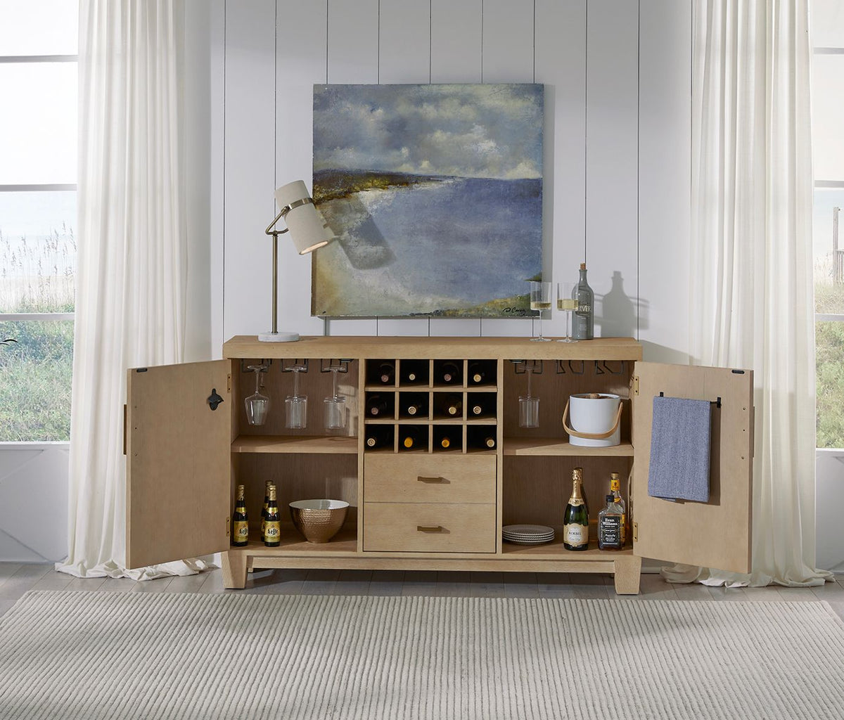 Port Royal Bar Console (White Oak) - photo 2