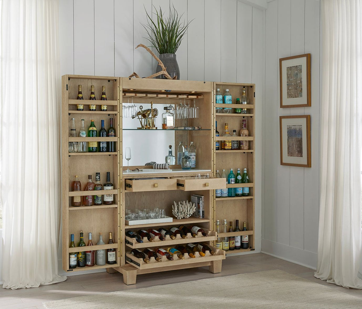 Port Royal Wine & Spirit Cabinet (White Oak) - photo 2