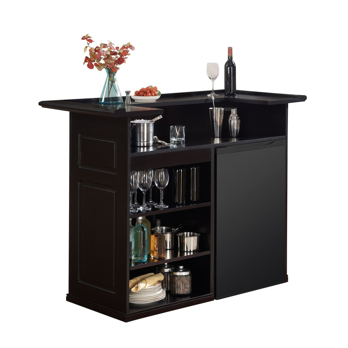 Trenton Home Bar (Black) - photo 2