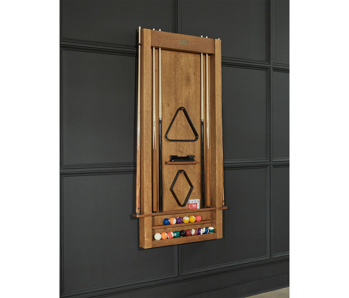 Alta Wall Mounted Cue Rack 6 (Brushed Walnut) - photo 5