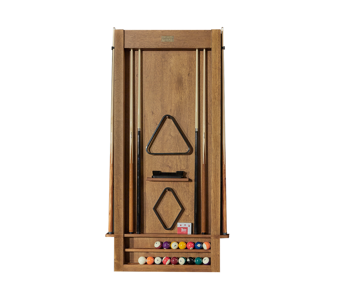 Alta Wall Mounted Cue Rack 6 (Brushed Walnut) - photo 1