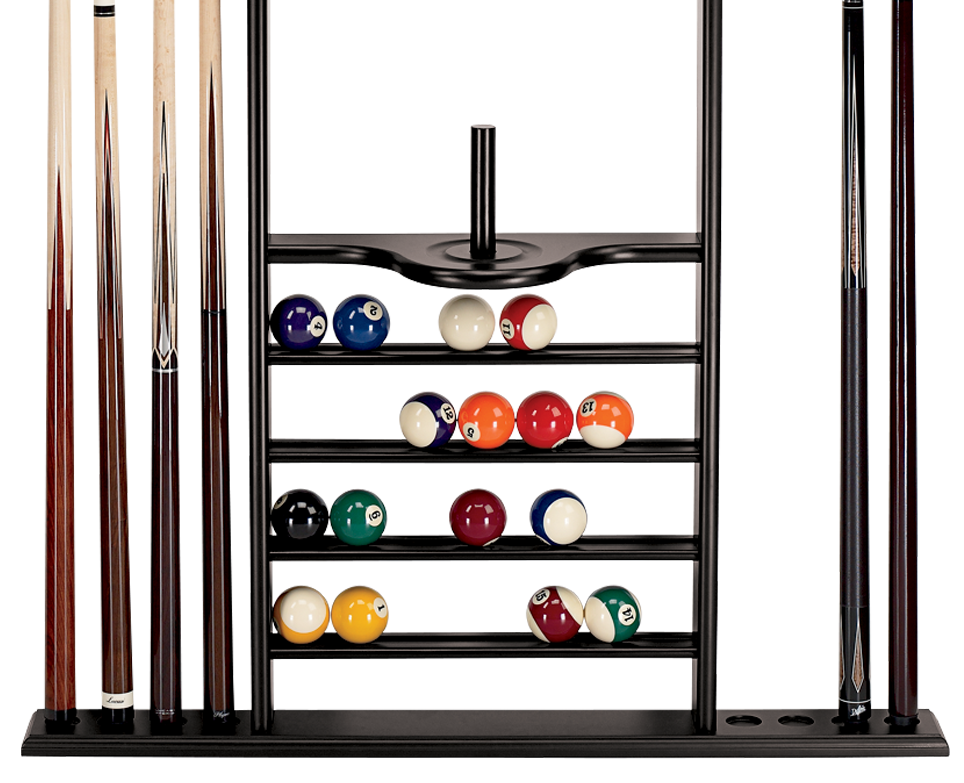 7-Cue Wall Rack (Black) - photo 2