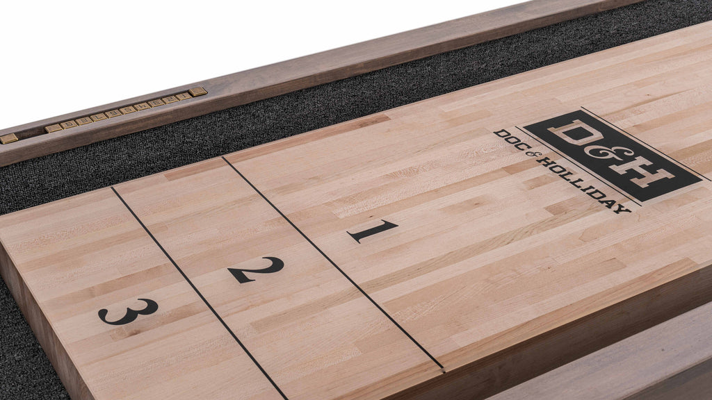 Bowie Shuffleboard Table in Glazed Pearl