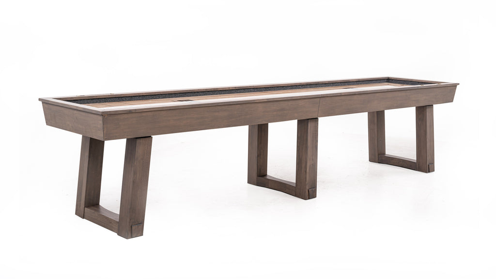 Bowie Shuffleboard Table in Glazed Pearl