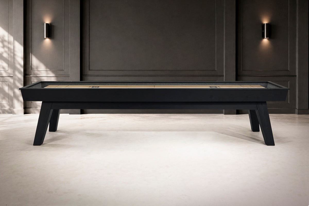 George Shuffleboard Table in Black Ash