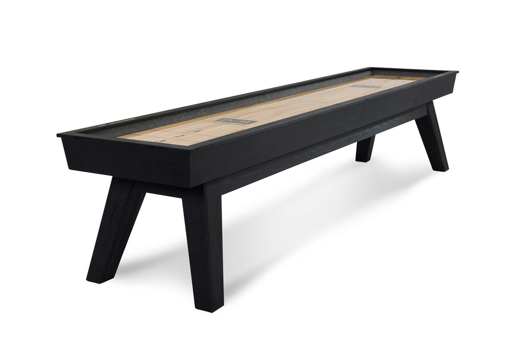 George Shuffleboard Table in Black Ash