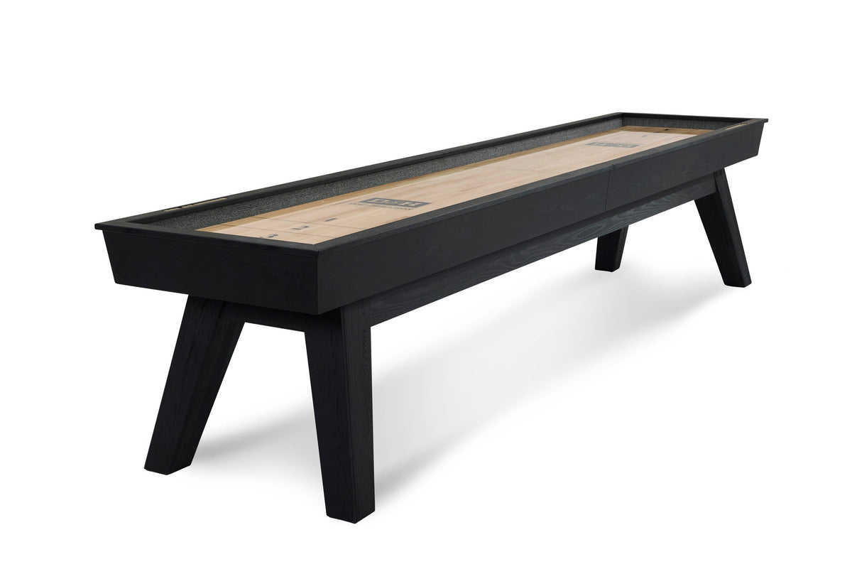 George Shuffleboard Table in Black Ash