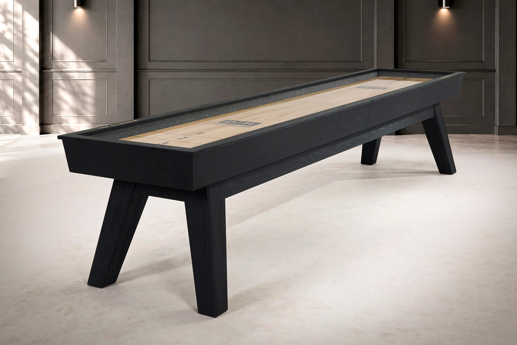 George Shuffleboard Table in Black Ash