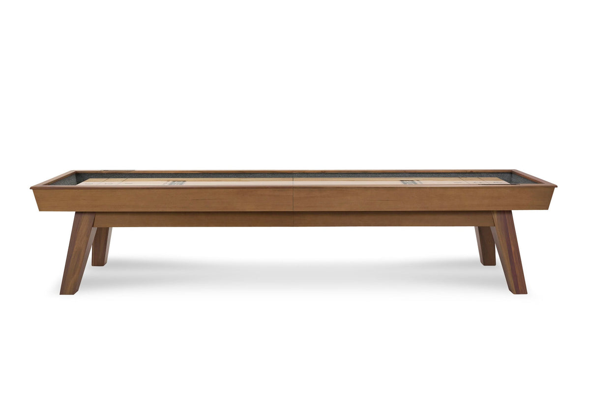 George Shuffleboard Table in Grey Walnut