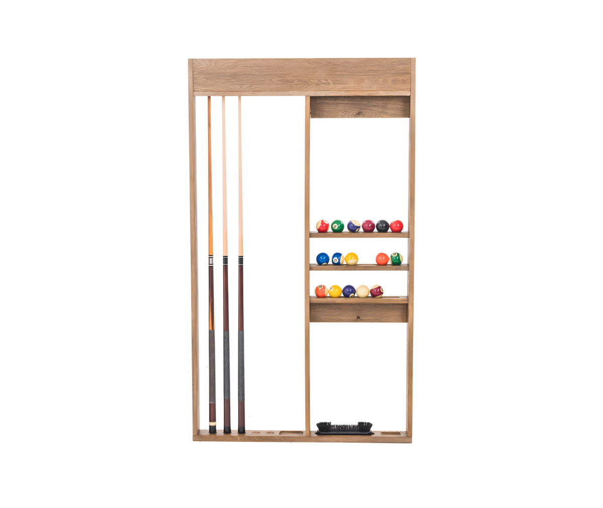 Arcadia Billiard Cue & Ball Wall Rack