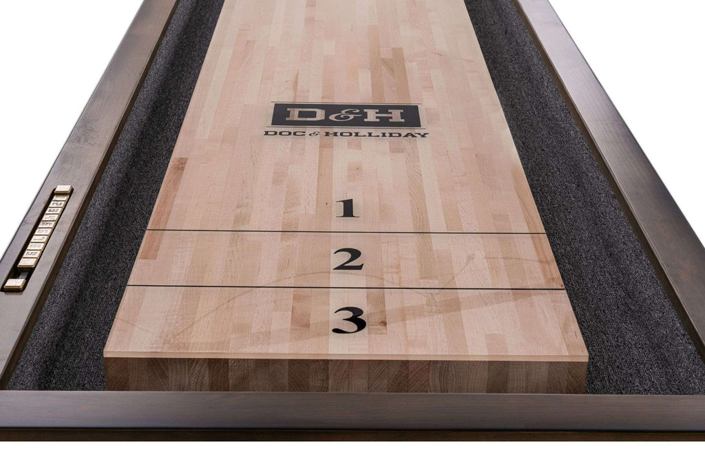 Hank Shuffleboard Table in American Chocolate