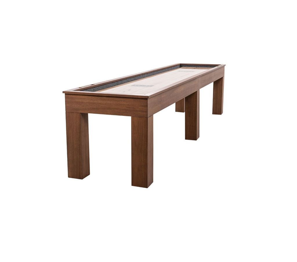 Paula Parsons Shuffleboard Table in Grey Walnut