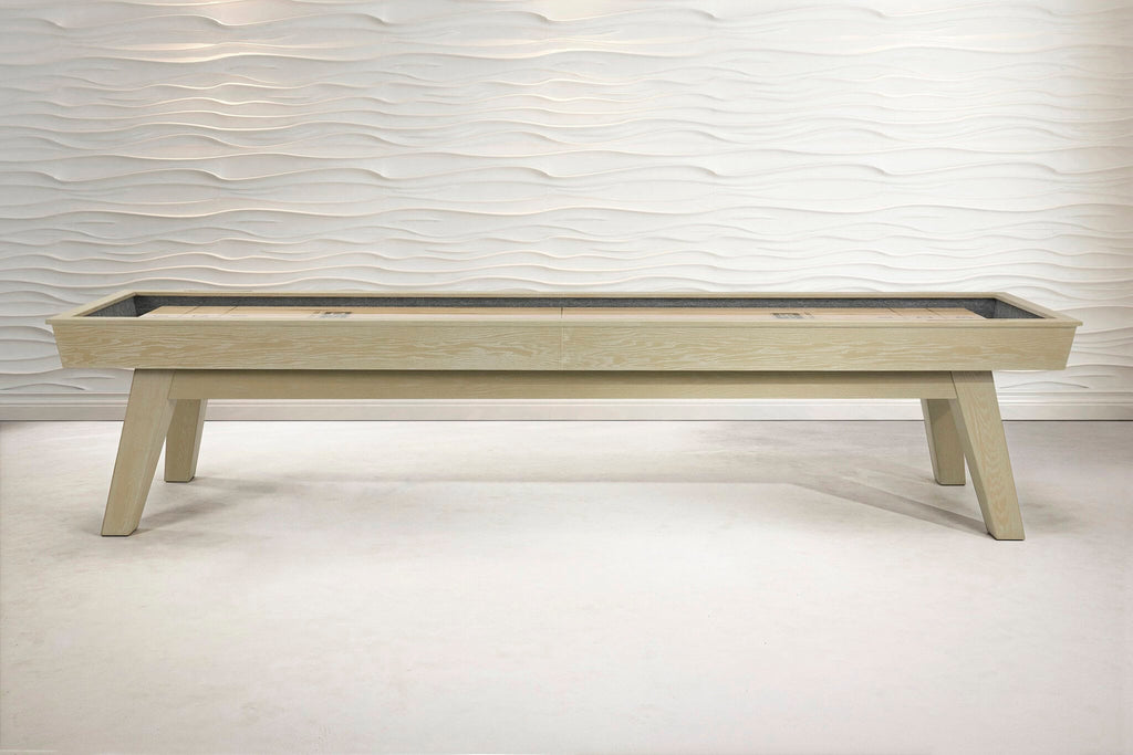 George Shuffleboard Table in Natural Ash