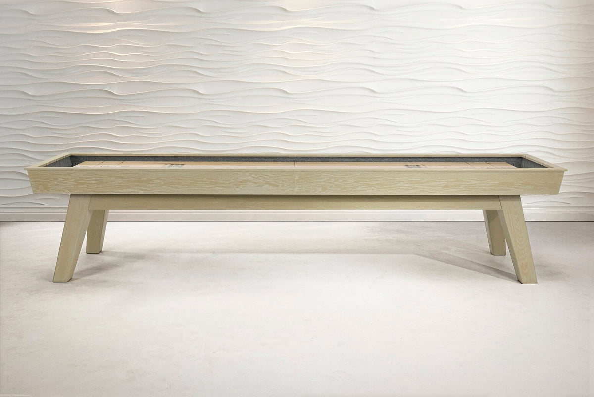 George Shuffleboard Table in Natural Ash