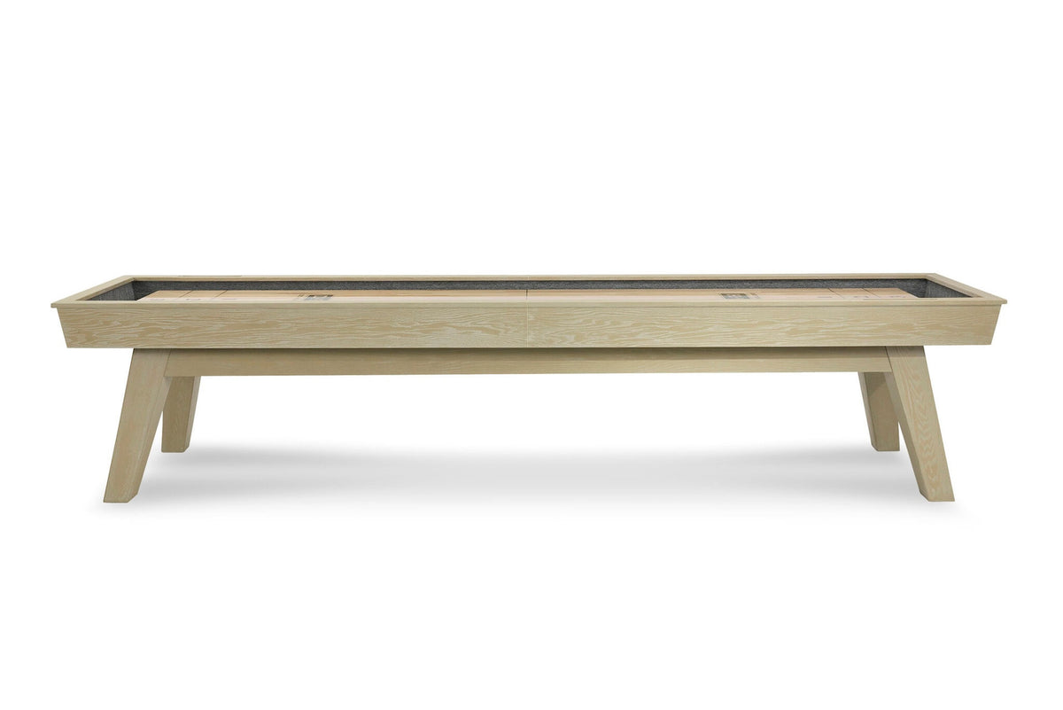 George Shuffleboard Table in Natural Ash