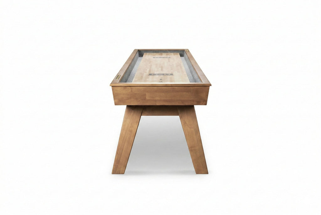 George Shuffleboard Table in Glazed Maple