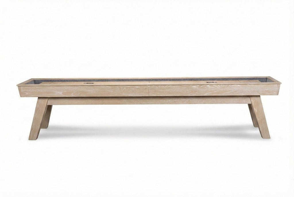George Shuffleboard Table in Natural Ash