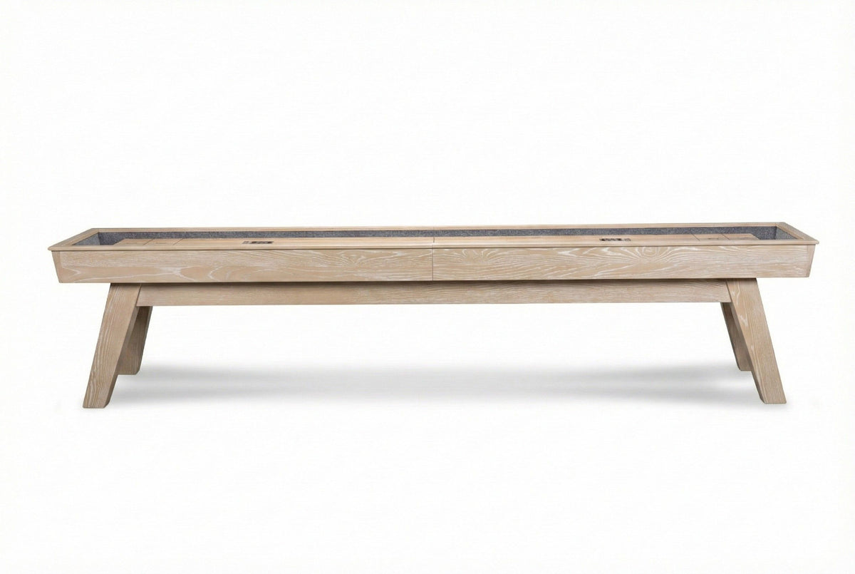 George Shuffleboard Table in Natural Ash