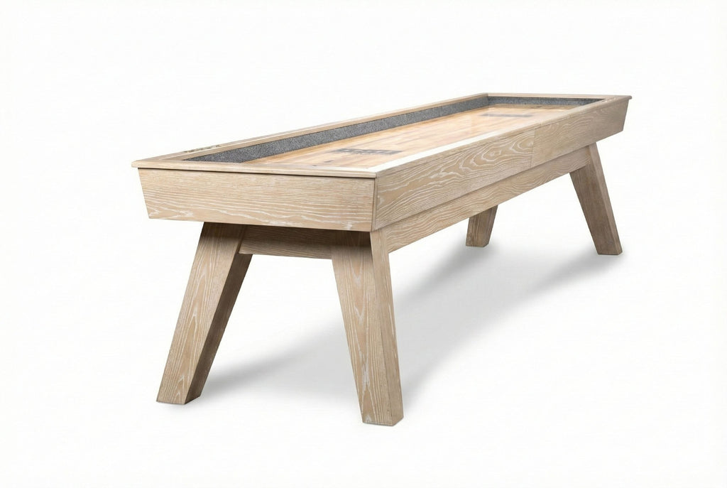 George Shuffleboard Table in Natural Ash