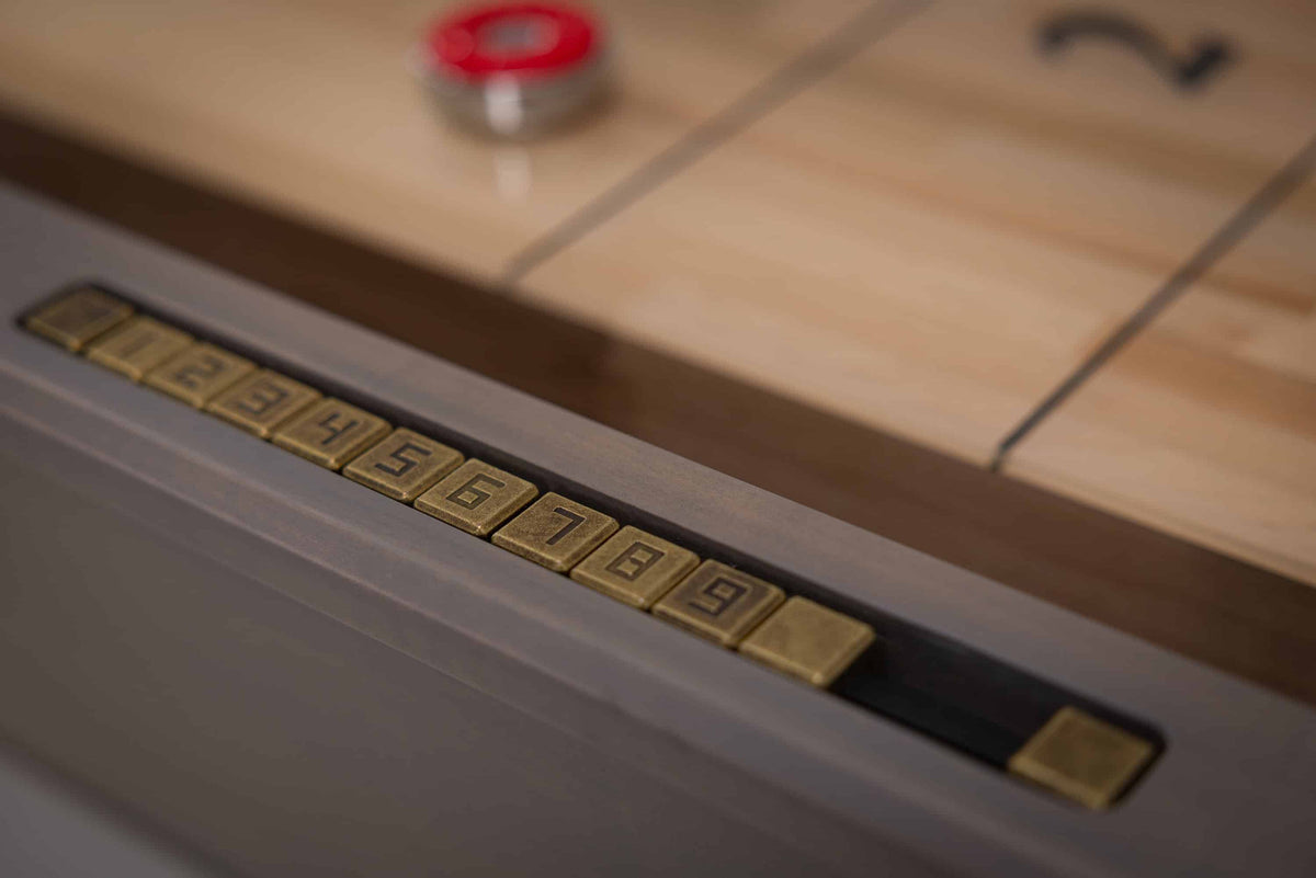 George Shuffleboard Table in Glazed Pearl