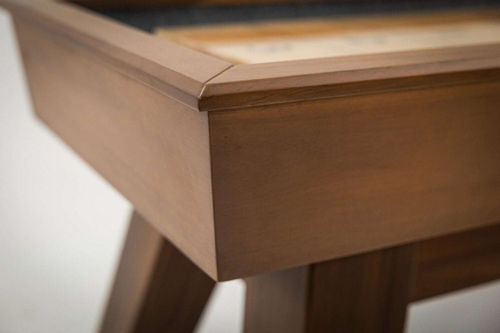 George Shuffleboard Table in Grey Walnut