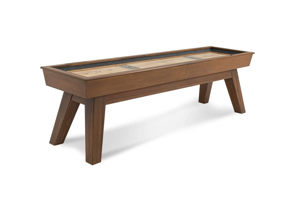 George Shuffleboard Table in Grey Walnut