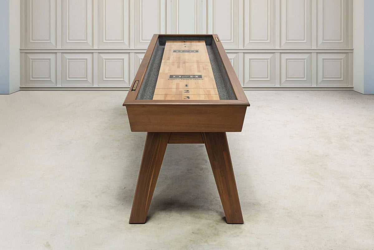 George Shuffleboard Table in Grey Walnut