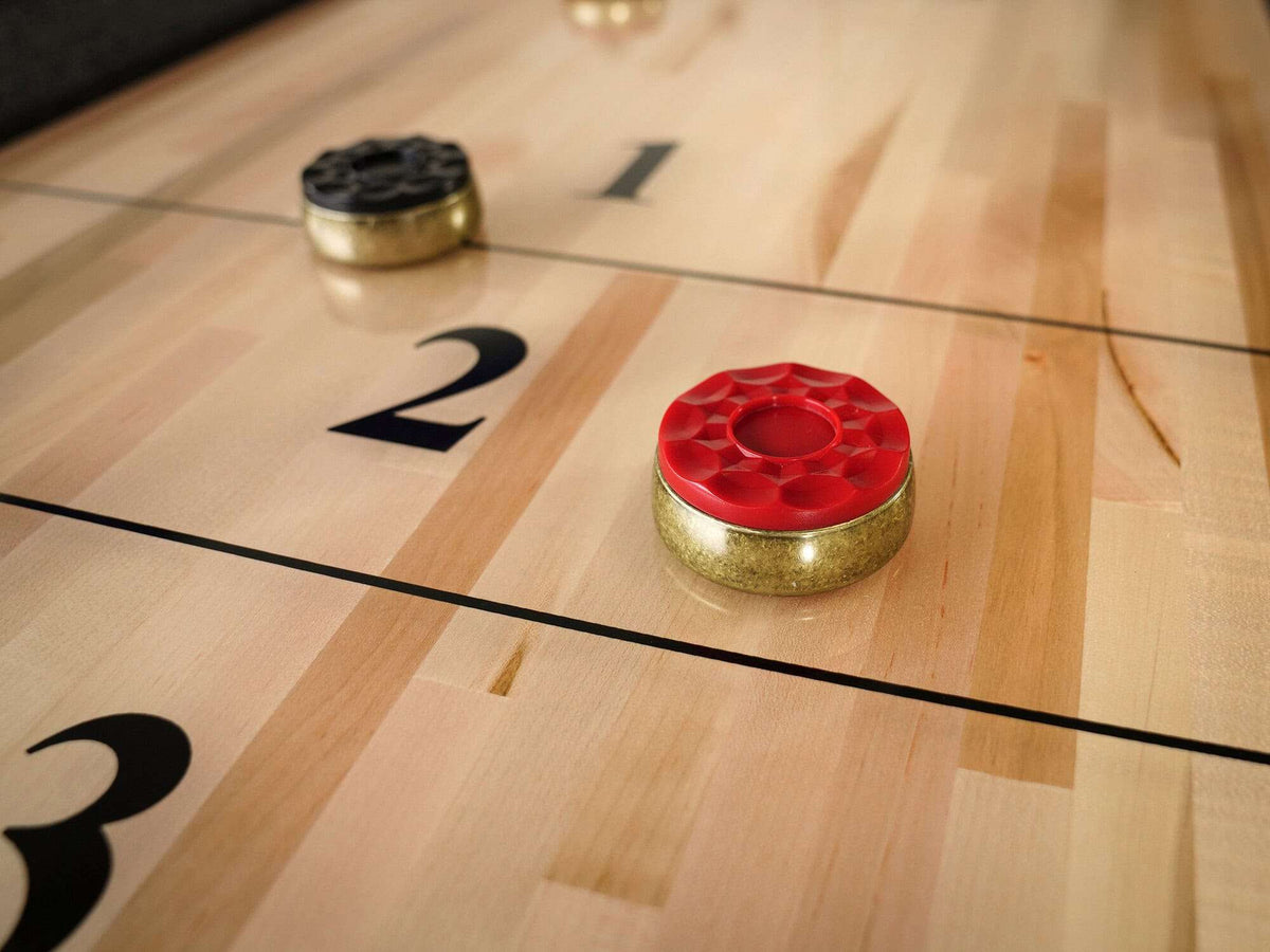 George Shuffleboard Table in Grey Walnut