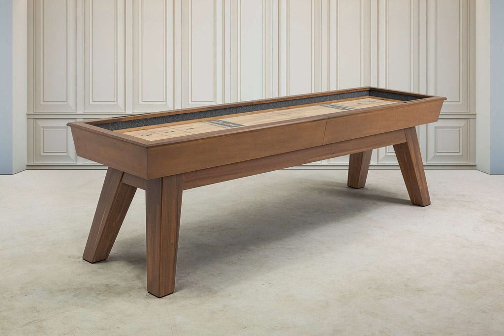 George Shuffleboard Table in Grey Walnut