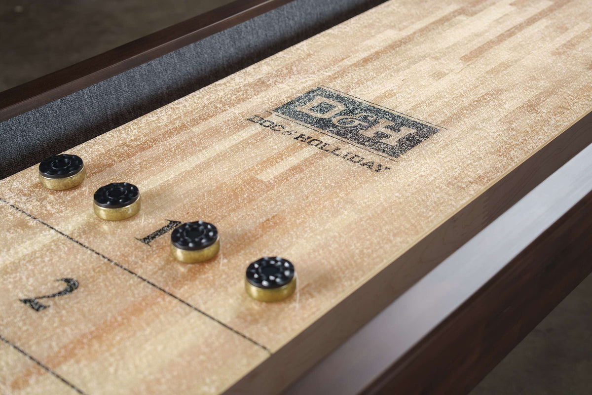 George Shuffleboard Table in Antique Coffee